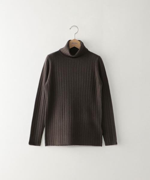 Steven Alan(スティーブンアラン)の「<Steven Alan>WOOL CASHMERE RIB TURTLE KNIT/ニット◆(ニット/セーター・レディース・ホワイト/ブラック/ダークグレー・フリー)」の3枚目の写真