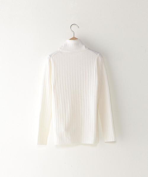Steven Alan(スティーブンアラン)の「<Steven Alan>WOOL CASHMERE RIB TURTLE KNIT/ニット◆(ニット/セーター・レディース・ホワイト/ブラック/ダークグレー・フリー)」の10枚目の写真