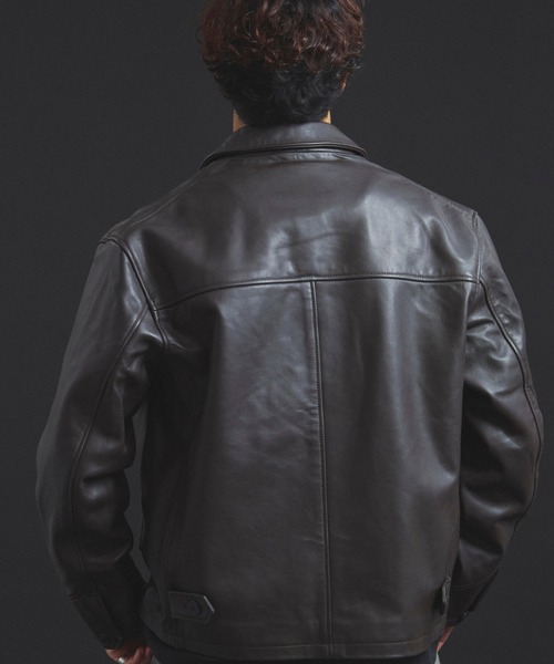 マ*サ様 SKOOKUM.JE LAMB LEATHER CAR COAT SKOOKUM.JE LAMB LEATHER CAR COAT – JACKROSE