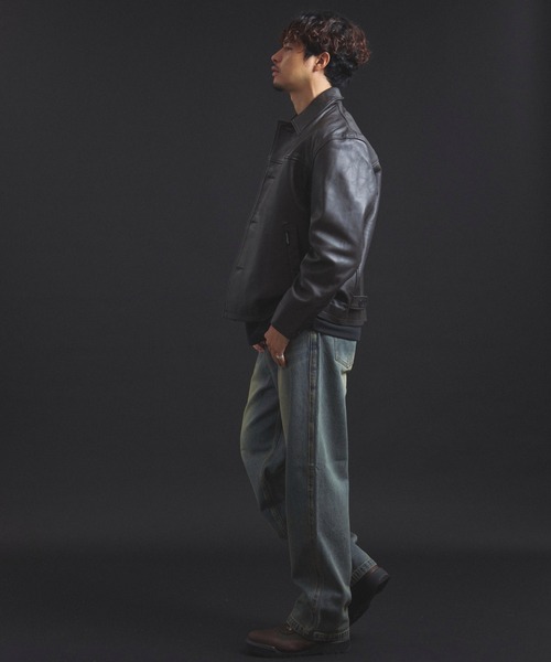 SKOOKUM.JE LAMB LEATHER CAR COAT（ライダースジャケット）｜SKOOKUM