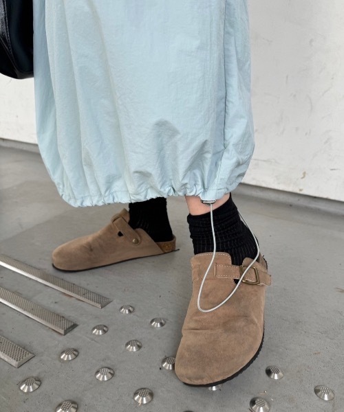 nemne store(ネンネストア)の「《Delfy》ナイロンバックシャンワンピース(ワンピース・レディース・ライトブルー/ブラック・MEDIUM/SMALL)」の18枚目の写真