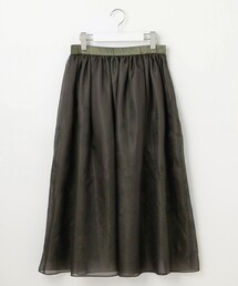 自由区（ジユウク）の「シアーパネルエンブロイダリー スカート（スカート）」