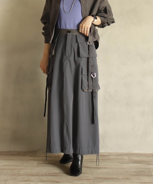 【セール】サイドポケ付アーミースカート（スカート）｜BITTOKO（ビットコ）