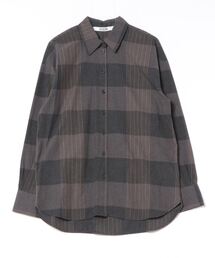 【VEQUM】OVER SIZE CHECK SH