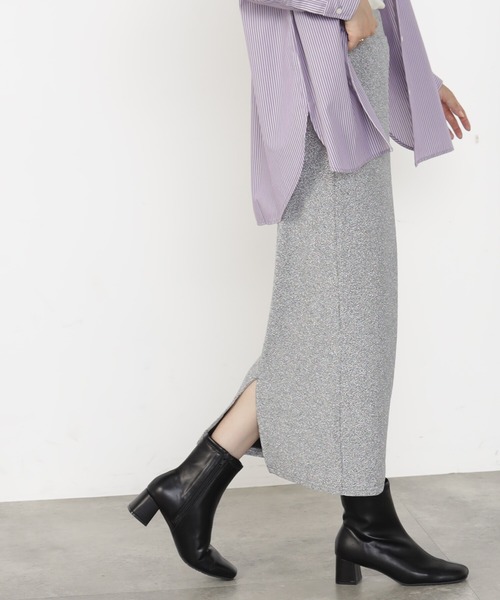 FOUND GOOD（ファウンドグッド）の「ラメタイトスカート（スカート・レディース・グレー系8/ブラック・L/M/S）」の8枚目の写真