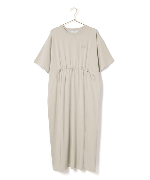 ROPE' PICNIC（ロペピクニック）の「ウエストドロスト付きTワンピース（ワンピース・レディース・ブラック/ベージュ/オフホワイト・38）」の13枚目の写真