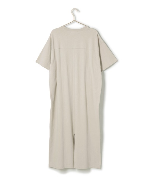 ROPE' PICNIC（ロペピクニック）の「ウエストドロスト付きTワンピース（ワンピース・レディース・ブラック/ベージュ/オフホワイト・38）」の14枚目の写真