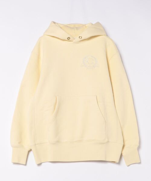 COACH（コーチ）の「オーバーサイズド シグネチャー クレスト フーディー・オーガニック コットン（スウェット・メンズ・イエロー系その他・X-SMALL/MEDIUM/SMALL）」の9枚目の写真