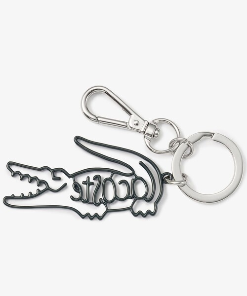 LACOSTE（ラコステ）の「ネームワニロゴキーホルダー（キーホルダー・メンズ・ブラック/グリーン/ホワイト/ゴールド・FREE）」の9枚目の写真