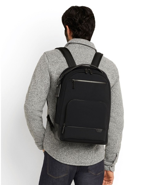 TUMI（トゥミ）の「HARRISON 「ウォレン」バックパック（A4/PC15インチまで対応）（バックパック/リュック・メンズ・チャコール・FREE）」の2枚目の写真