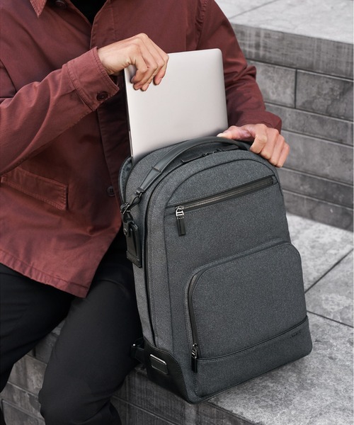TUMI（トゥミ）の「HARRISON 「ウォレン」バックパック（A4/PC15インチまで対応）（バックパック/リュック・メンズ・チャコール・FREE）」の7枚目の写真
