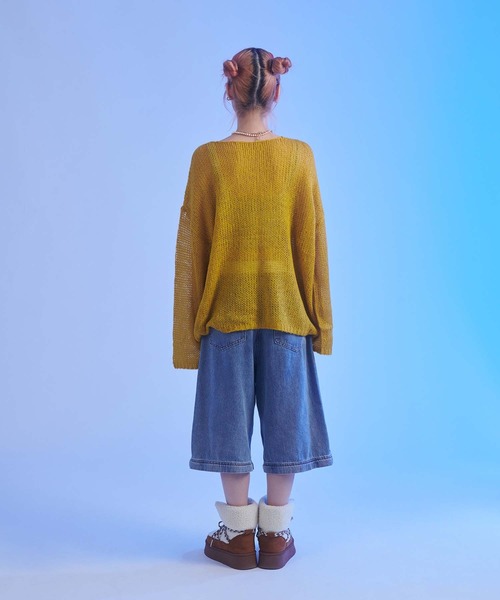 スター透かし編みニット（ニット/セーター）｜sedacle（セダクル