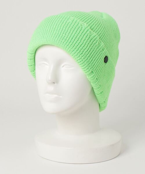 CPH(シーピーエイチ)の「CPH/シーピーエイチ/CUFF KNIT CAP / AC DAMAGE(ニットキャップ/ビーニー・メンズ・ブラック/オレンジ/モスグリーン/その他13・F)」の8枚目の写真
