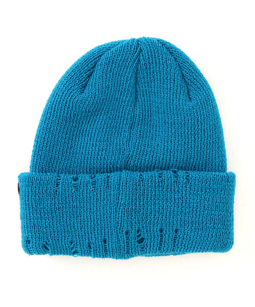 CPH(シーピーエイチ)の「CPH/シーピーエイチ/CUFF KNIT CAP / AC DAMAGE(ニットキャップ/ビーニー・メンズ・ブラック/オレンジ/モスグリーン/その他13・F)」の9枚目の写真