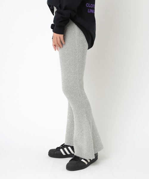 RNA（アールエヌエー）の「R4251 ラメフレアパンツ（その他パンツ・レディース・パープル/シルバー/ブラック・MEDIUM）」の15枚目の写真