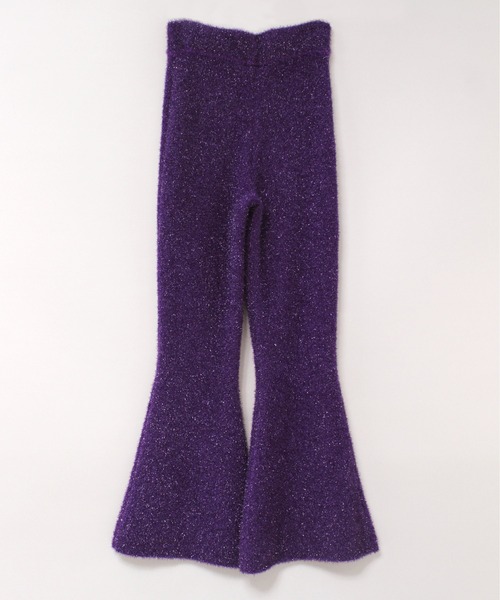 RNA（アールエヌエー）の「R4251 ラメフレアパンツ（その他パンツ・レディース・パープル/シルバー/ブラック・MEDIUM）」の7枚目の写真