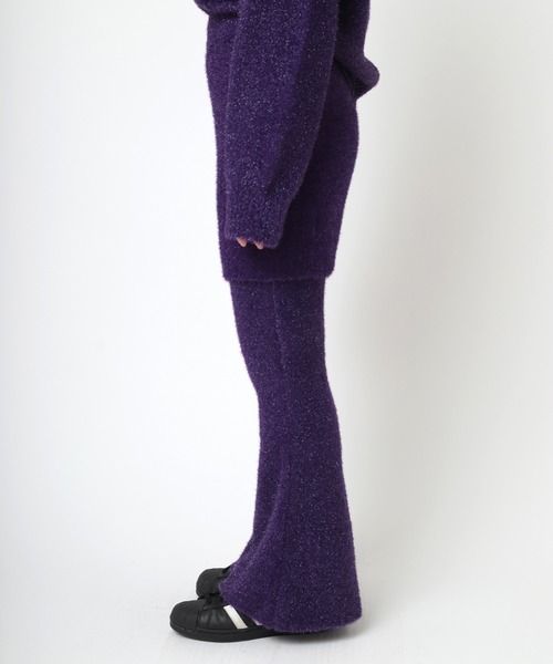 RNA（アールエヌエー）の「R4251 ラメフレアパンツ（その他パンツ・レディース・パープル/シルバー/ブラック・MEDIUM）」の10枚目の写真