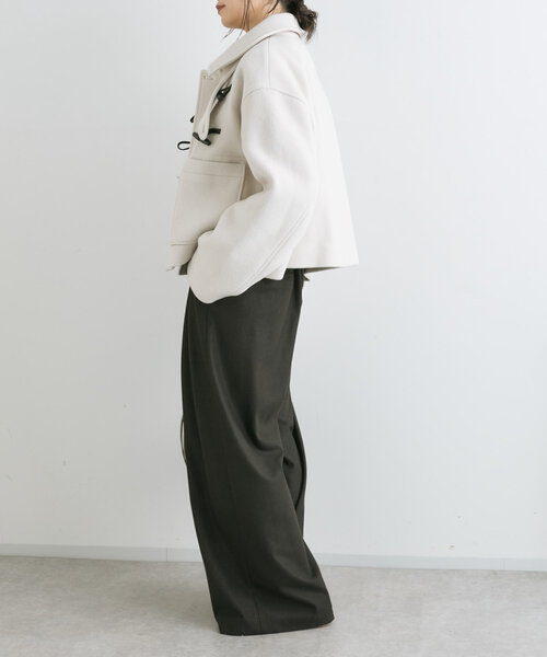 RIVE DROITE（リヴドロワ）の「ショートダッフルコート（ダッフルコート・レディース・ホワイト系その他/ネイビー・FREE）」の5枚目の写真