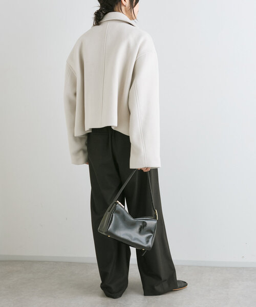 RIVE DROITE（リヴドロワ）の「ショートダッフルコート（ダッフルコート・レディース・ホワイト系その他/ネイビー・FREE）」の6枚目の写真