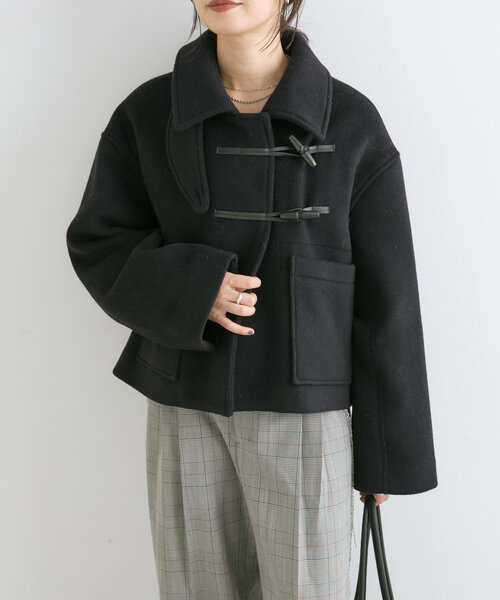 RIVE DROITE（リヴドロワ）の「ショートダッフルコート（ダッフルコート・レディース・ホワイト系その他/ネイビー・FREE）」の20枚目の写真