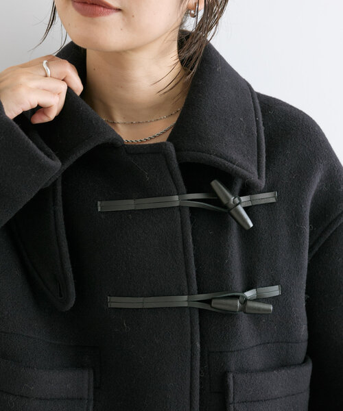 RIVE DROITE（リヴドロワ）の「ショートダッフルコート（ダッフルコート・レディース・ホワイト系その他/ネイビー・FREE）」の21枚目の写真