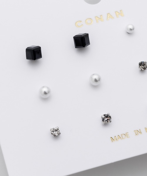 ciite'(シーテ)の「ピアス 6セット / pierce 6 set(ピアス(両耳用)・レディース・ブラック/シルバー/ブルー/ホワイト/レッド/パープル・FREE)」の8枚目の写真