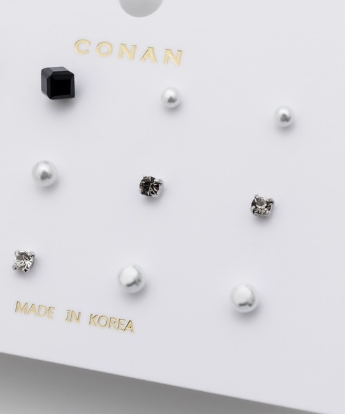 ciite'(シーテ)の「ピアス 6セット / pierce 6 set(ピアス(両耳用)・レディース・ブラック/シルバー/ブルー/ホワイト/レッド/パープル・FREE)」の9枚目の写真