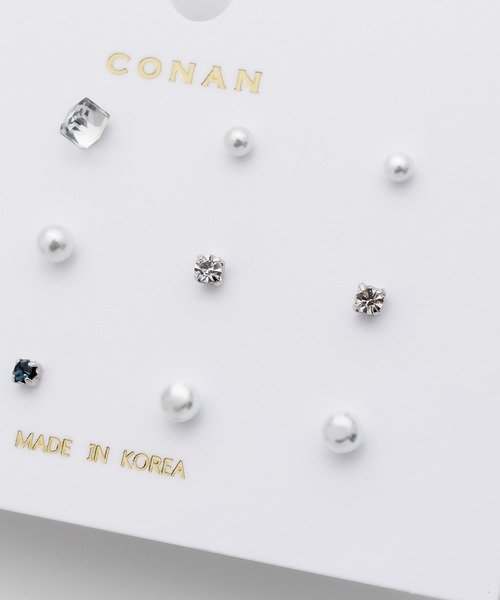 ciite'(シーテ)の「ピアス 6セット / pierce 6 set(ピアス(両耳用)・レディース・ブラック/シルバー/ブルー/ホワイト/レッド/パープル・FREE)」の12枚目の写真