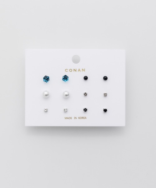 ciite'(シーテ)の「ピアス 6セット / pierce 6 set(ピアス(両耳用)・レディース・ブラック/シルバー/ブルー/ホワイト/レッド/パープル・FREE)」の16枚目の写真