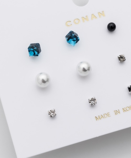 ciite'(シーテ)の「ピアス 6セット / pierce 6 set(ピアス(両耳用)・レディース・ブラック/シルバー/ブルー/ホワイト/レッド/パープル・FREE)」の17枚目の写真