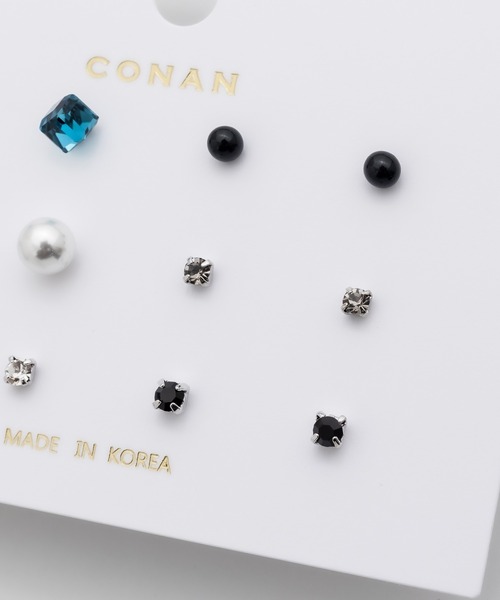 ciite'(シーテ)の「ピアス 6セット / pierce 6 set(ピアス(両耳用)・レディース・ブラック/シルバー/ブルー/ホワイト/レッド/パープル・FREE)」の18枚目の写真