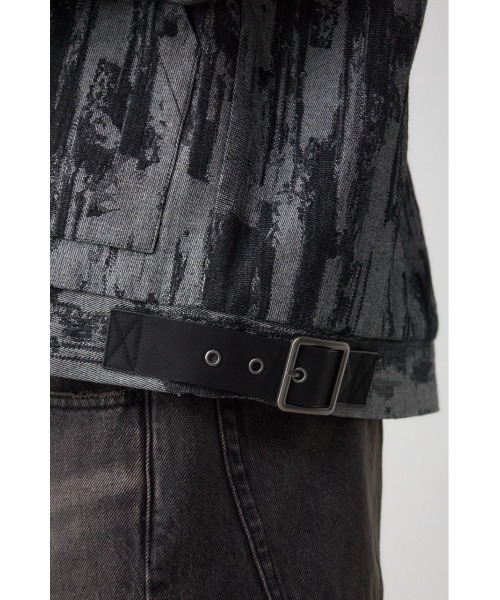 AZUL by moussy(アズールバイマウジー)の「ジャガードジップシャウター(テーラードジャケット・メンズ・ブラック系その他/グレー系その他/ホワイト系その他・FREE)」の10枚目の写真