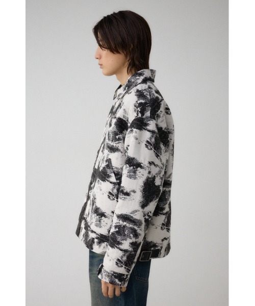 AZUL by moussy(アズールバイマウジー)の「ジャガードジップシャウター(テーラードジャケット・メンズ・ブラック系その他/グレー系その他/ホワイト系その他・FREE)」の16枚目の写真