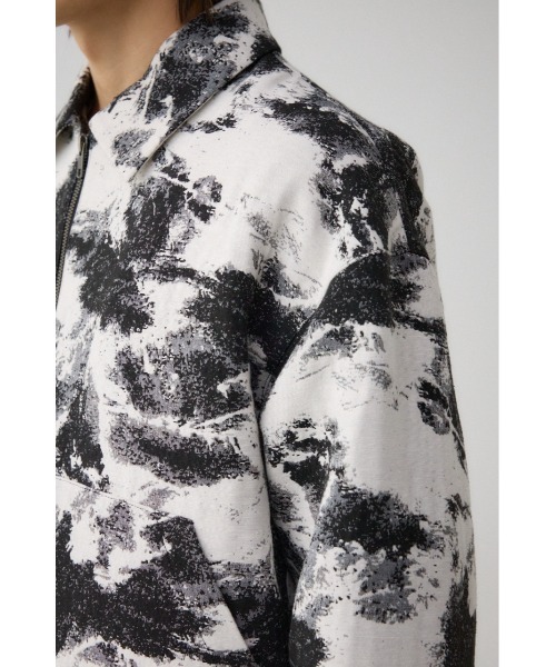 AZUL by moussy(アズールバイマウジー)の「ジャガードジップシャウター(テーラードジャケット・メンズ・ブラック系その他/グレー系その他/ホワイト系その他・FREE)」の19枚目の写真