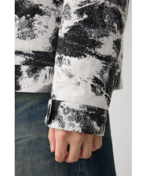 AZUL by moussy(アズールバイマウジー)の「ジャガードジップシャウター(テーラードジャケット・メンズ・ブラック系その他/グレー系その他/ホワイト系その他・FREE)」の20枚目の写真