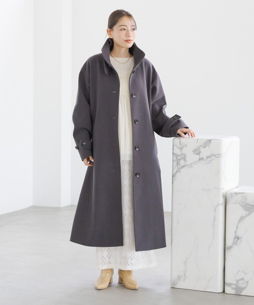 LAKOLE（ラコレ）の「チュールドッキングニットプルオーバー / 149362（ニット/セーター・レディース・ブラック/グレー/アイボリー・FREE）」の5枚目の写真