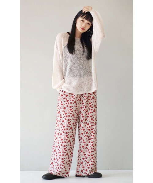 e-zakkamania stores(イーザッカマニアストアーズ)の「モヘヤタッチ シアーニットプルオーバー(ニット/セーター・レディース・ブラック/ベージュ・フリー)」の20枚目の写真