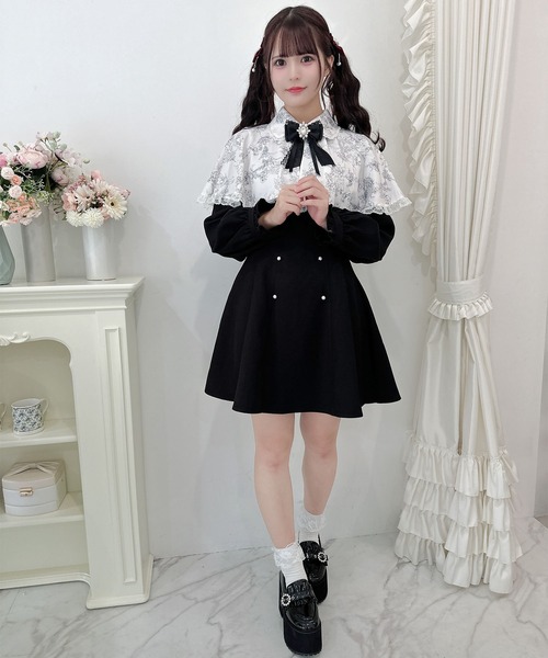 ROJITA セパレートケープロングスリーブワンピース ロジータ ROJITA セパレートケープロングスリーブワンピース