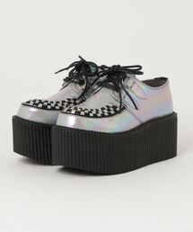 YOSUKE | ヨースケYOSUKEウィメンズ厚底レースアップラバーソール2810051(その他シューズ)