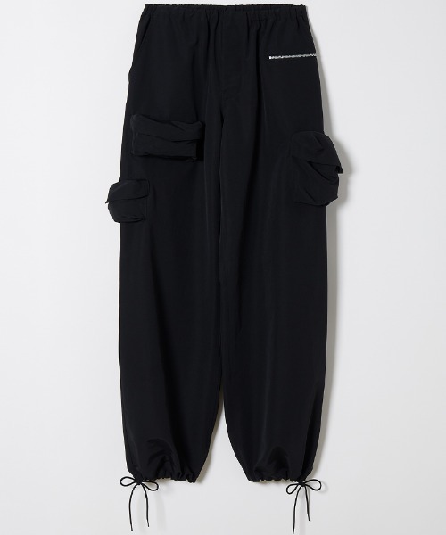 soduk(スドーク)の「【soduk】multi pockets cargo pants(カーゴパンツ・レディース・ブラック/グレー・M/S)」の20枚目の写真