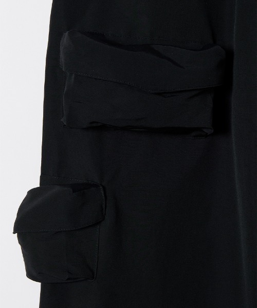 soduk(スドーク)の「【soduk】multi pockets cargo pants(カーゴパンツ・レディース・ブラック/グレー・M/S)」の18枚目の写真
