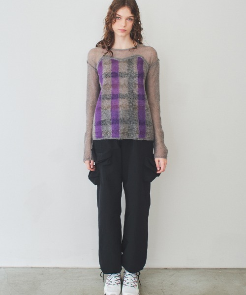 soduk(スドーク)の「【soduk】multi pockets cargo pants(カーゴパンツ・レディース・ブラック/グレー・M/S)」の13枚目の写真