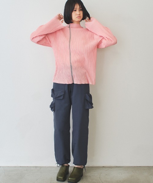soduk(スドーク)の「【soduk】multi pockets cargo pants(カーゴパンツ・レディース・ブラック/グレー・M/S)」の5枚目の写真