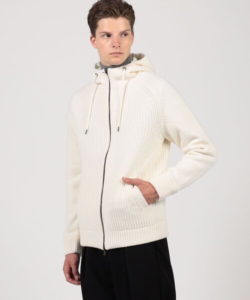 HERNO ジップアップニットブルゾン（ブルゾン）｜HERNO（ヘルノ）の