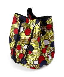 UNBILLION | アフリカンスクエアー AFRICANSQUARE / パーニュ巾着(ショルダーバッグ)