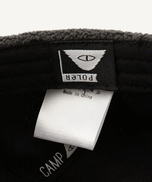 POLeR(ポーラー)の「POLeR/ポーラー FLEECE 5P CAP(キャップ・メンズ・ブラック/グレー・ONE SIZE)」の9枚目の写真