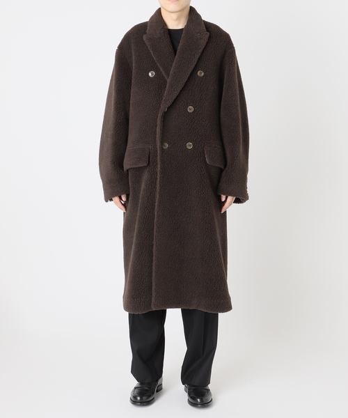 EDIFICE(エディフィス)の「LE GRAND(ル・グラン) Teddy Boa Chester Coat(チェスターコート・メンズ・ブラウン・MEDIUM/LARGE)」の5枚目の写真