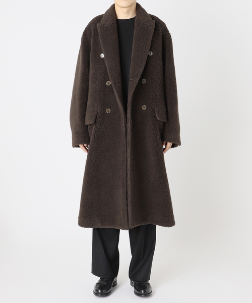 EDIFICE(エディフィス)の「LE GRAND(ル・グラン) Teddy Boa Chester Coat(チェスターコート・メンズ・ブラウン・MEDIUM/LARGE)」の6枚目の写真