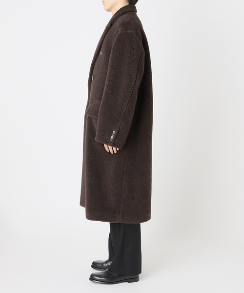 EDIFICE(エディフィス)の「LE GRAND(ル・グラン) Teddy Boa Chester Coat(チェスターコート・メンズ・ブラウン・MEDIUM/LARGE)」の7枚目の写真