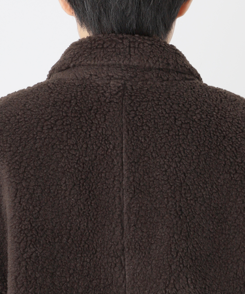 EDIFICE(エディフィス)の「LE GRAND(ル・グラン) Teddy Boa Chester Coat(チェスターコート・メンズ・ブラウン・MEDIUM/LARGE)」の9枚目の写真